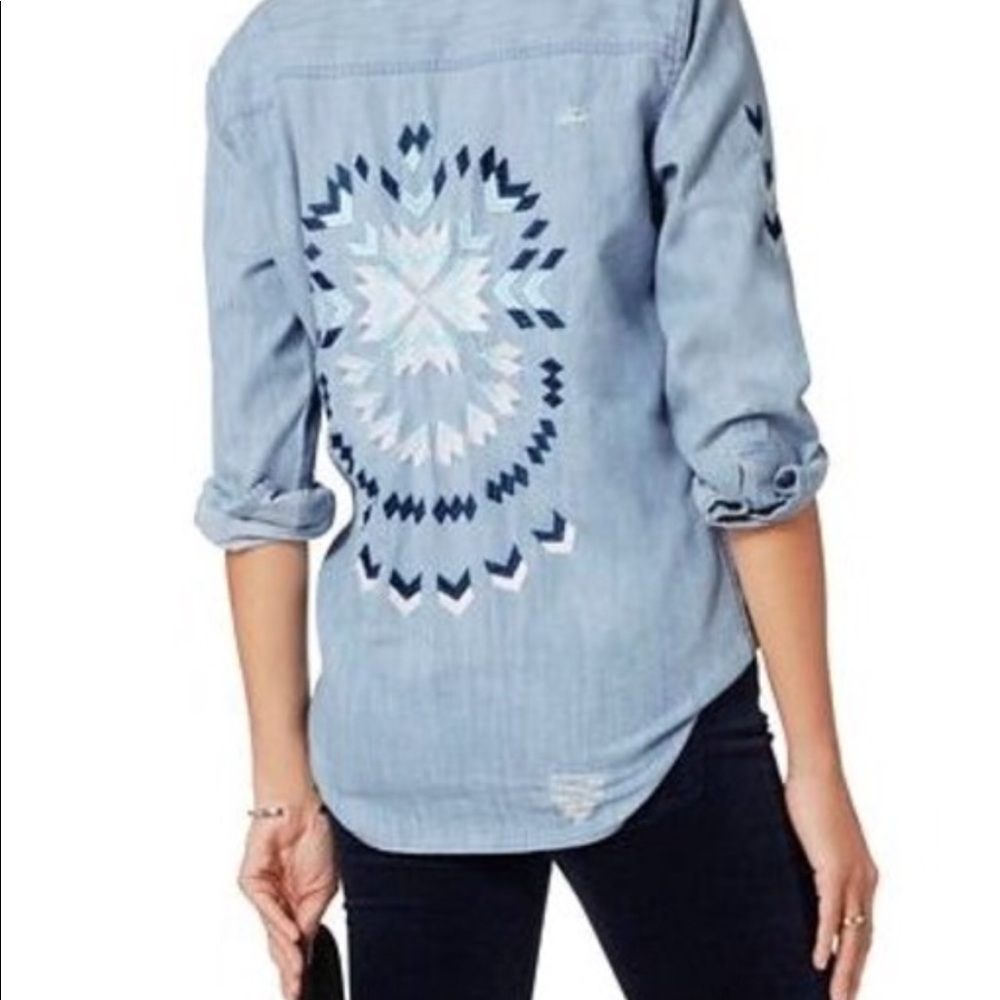 RAILS LA women’s embroidered Sedona button down
